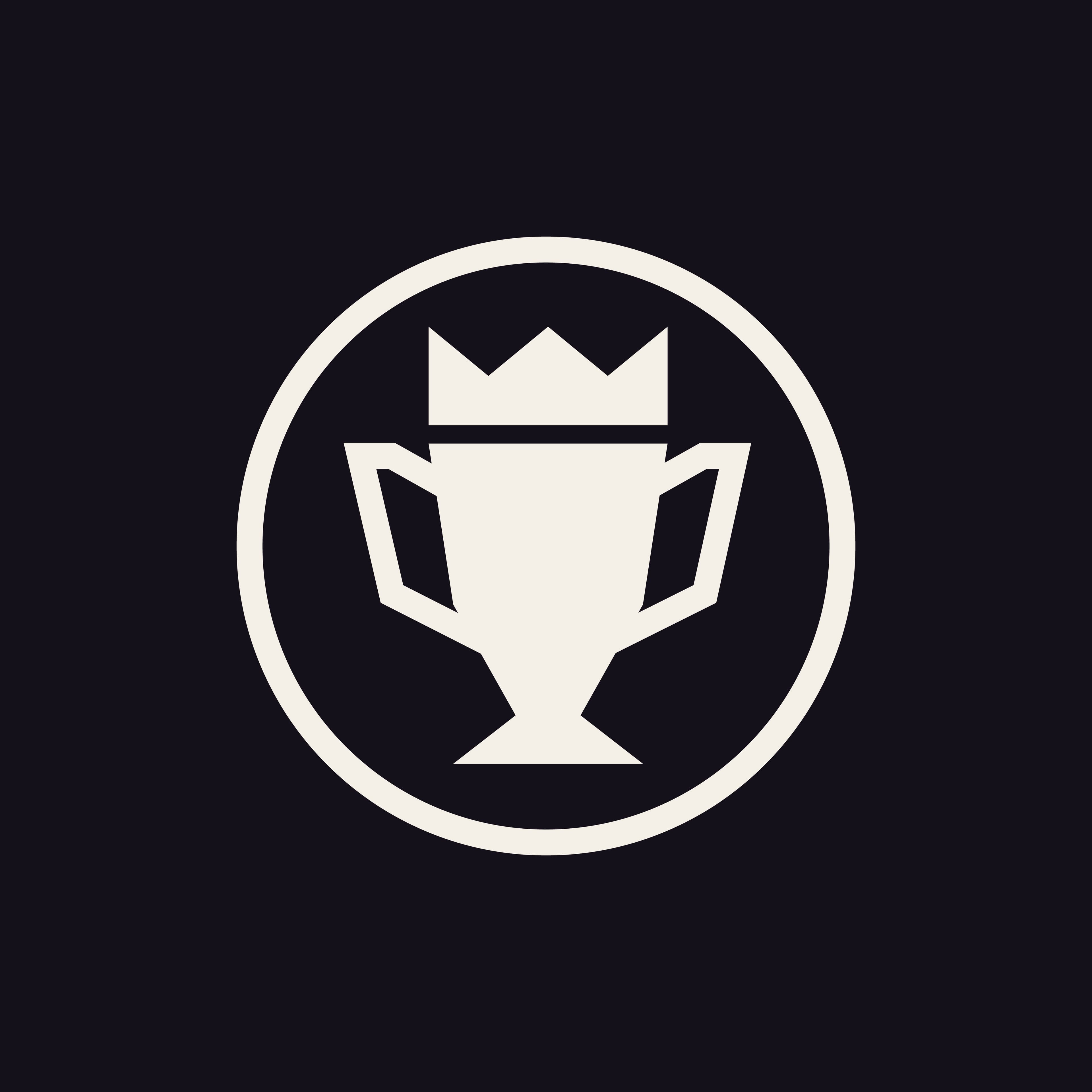 Holy Grail gray branding card